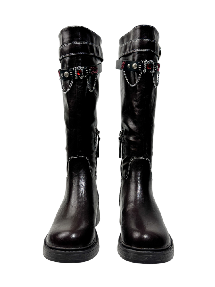 Platform Fashion Boots Retro Style Hot Girl Slimming High Boots Design High Boots【s0000014293】