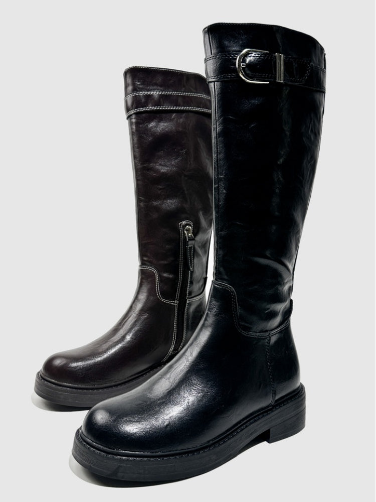 Platform Fashion Boots Retro Style Hot Girl Slimming High Boots Design High Boots【s0000014293】