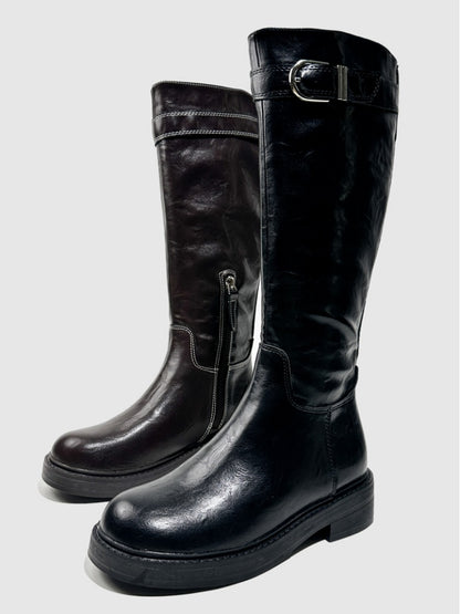 Platform Fashion Boots Retro Style Hot Girl Slimming High Boots Design High Boots【s0000014293】