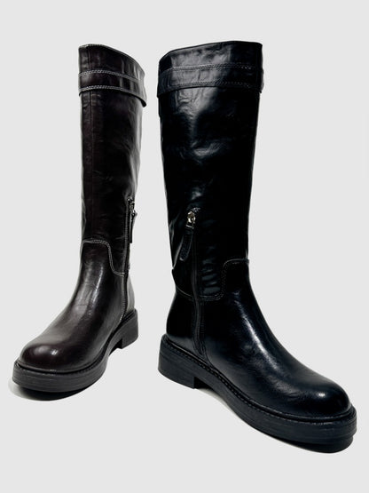 Platform Fashion Boots Retro Style Hot Girl Slimming High Boots Design High Boots【s0000014293】