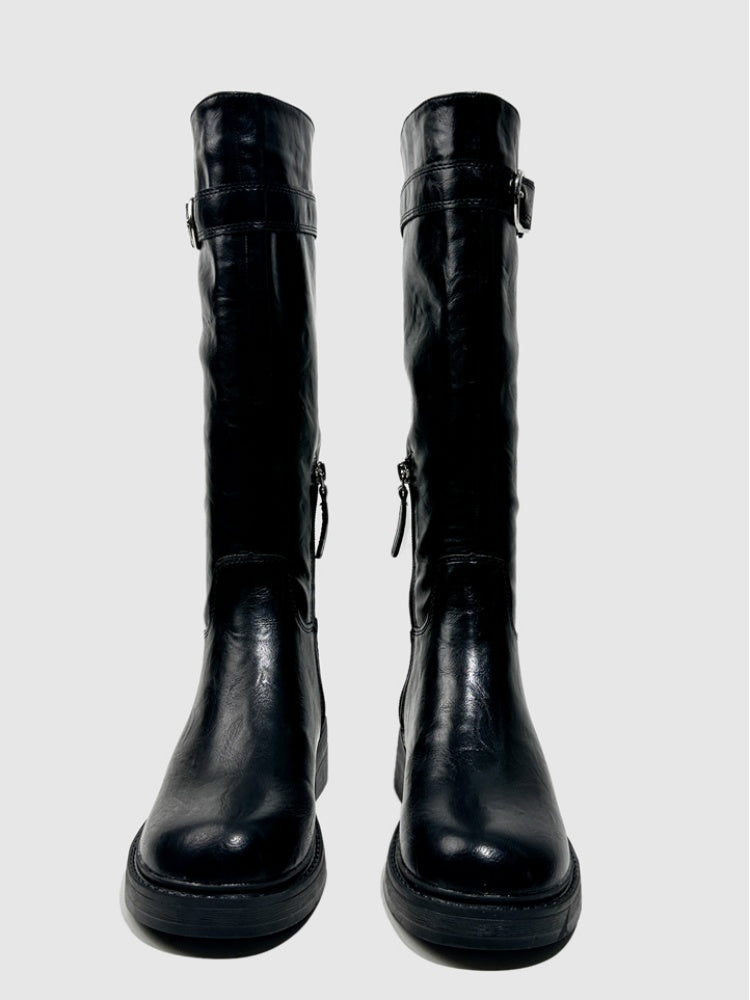 Platform Fashion Boots Retro Style Hot Girl Slimming High Boots Design High Boots【s0000014293】