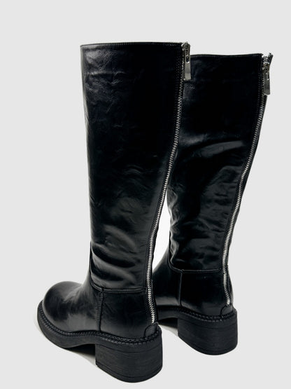 Platform Fashion Boots Lady Back Zipper Hot Girl Dancing Boots Biker Boots【s0000014294】