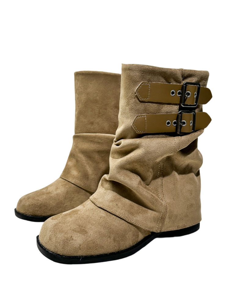 Western Cowboy Boots Short Cut Slimming Fashion Boots Babe Dancing Punk Pants Tube Boots【s0000014295】