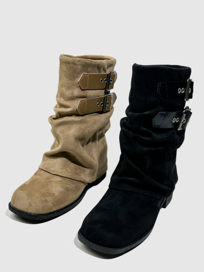 Western Cowboy Boots Short Cut Slimming Fashion Boots Babe Dancing Punk Pants Tube Boots【s0000014295】