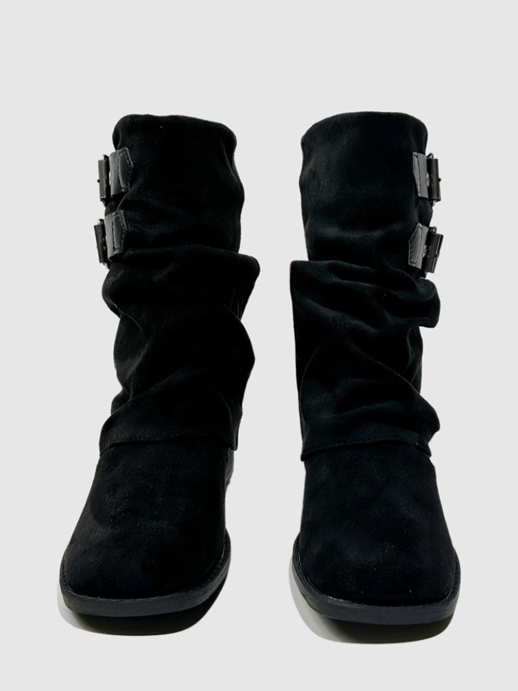 Western Cowboy Boots Short Cut Slimming Fashion Boots Babe Dancing Punk Pants Tube Boots【s0000014295】