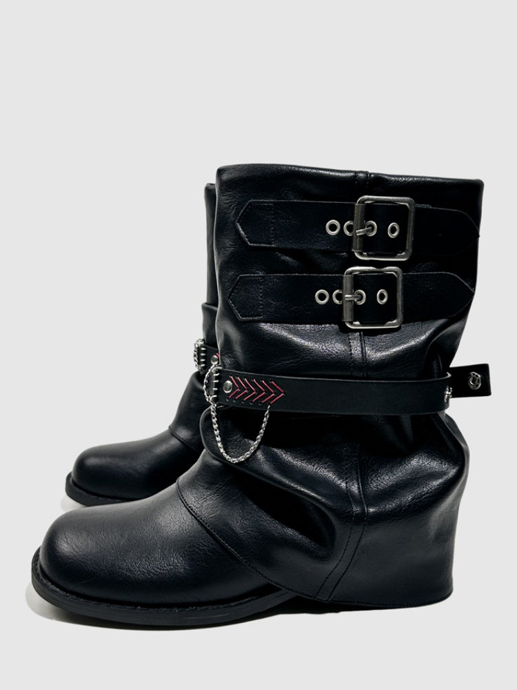 School Flower Fashion Boots Hot Girl Temperament Motorcycle Trouser Boots【s0000014296】