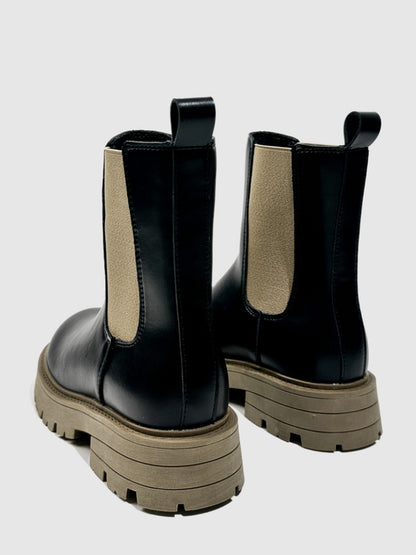 Fashion Martin Boots Elastic Band Hong Kong Trendy Sweet Cool Platform Biker Booties【s0000014299】