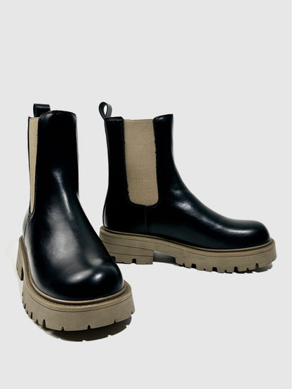 Fashion Martin Boots Elastic Band Hong Kong Trendy Sweet Cool Platform Biker Booties【s0000014299】