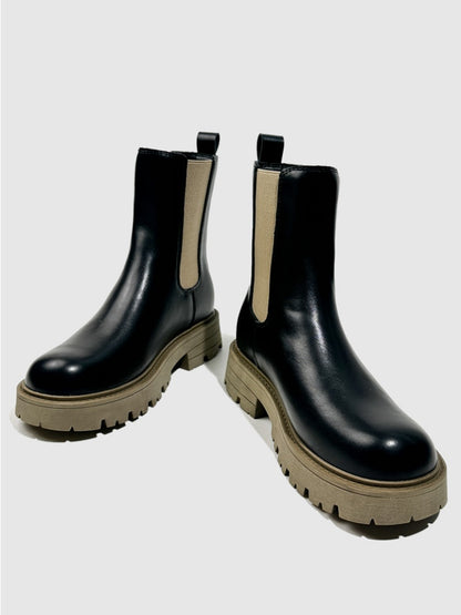 Fashion Martin Boots Elastic Band Hong Kong Trendy Sweet Cool Platform Biker Booties【s0000014299】