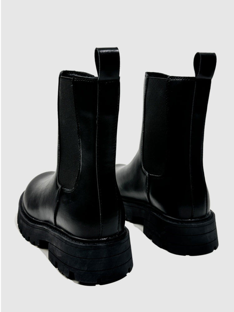 Fashion Martin Boots Elastic Band Hong Kong Trendy Sweet Cool Platform Biker Booties【s0000014299】