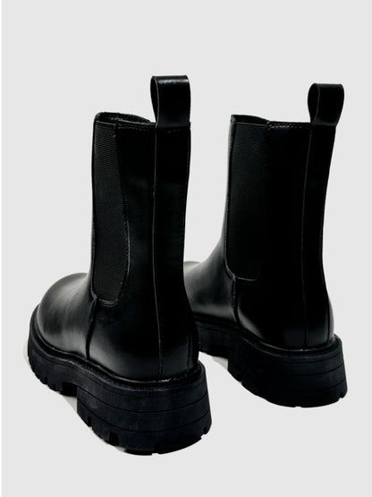 Fashion Martin Boots Elastic Band Hong Kong Trendy Sweet Cool Platform Biker Booties【s0000014299】