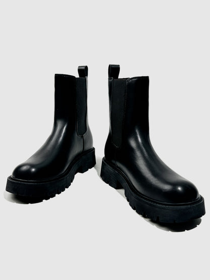 Fashion Martin Boots Elastic Band Hong Kong Trendy Sweet Cool Platform Biker Booties【s0000014299】