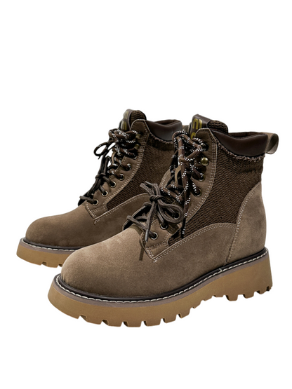 Leather Martin Boots Round-Toed Hot Girl Dancing With Platform Short Fashion Booties【s0000014300】