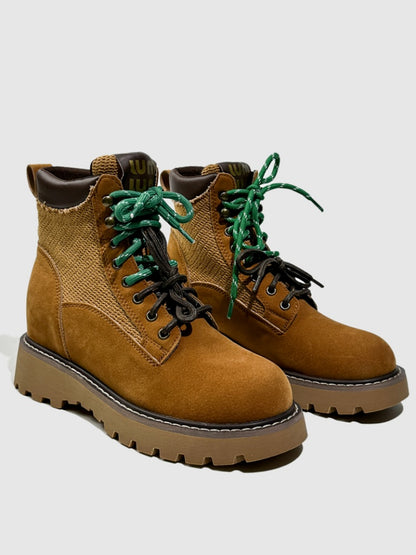 Leather Martin Boots Round-Toed Hot Girl Dancing With Platform Short Fashion Booties【s0000014300】