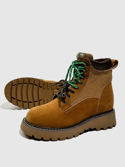 Leather Martin Boots Round-Toed Hot Girl Dancing With Platform Short Fashion Booties【s0000014300】