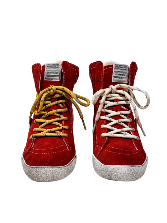 Flat Casual High-Tops Pentagram Dirty Shoes Fashion Moral Training Lace-Up Booties【s0000014304】