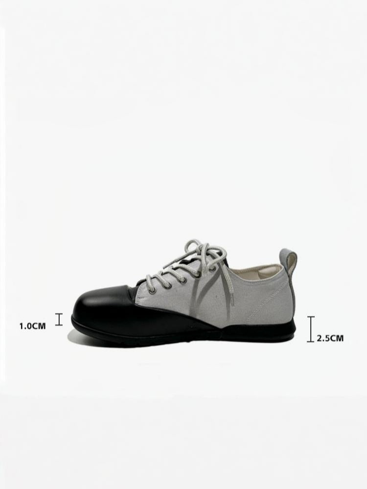 Leather German Training Shoes Will Not Be Kicked & Round-Toed Dancing Casual Shoes【s0000014305】