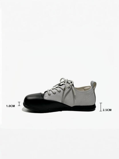 Leather German Training Shoes Will Not Be Kicked & Round-Toed Dancing Casual Shoes【s0000014305】
