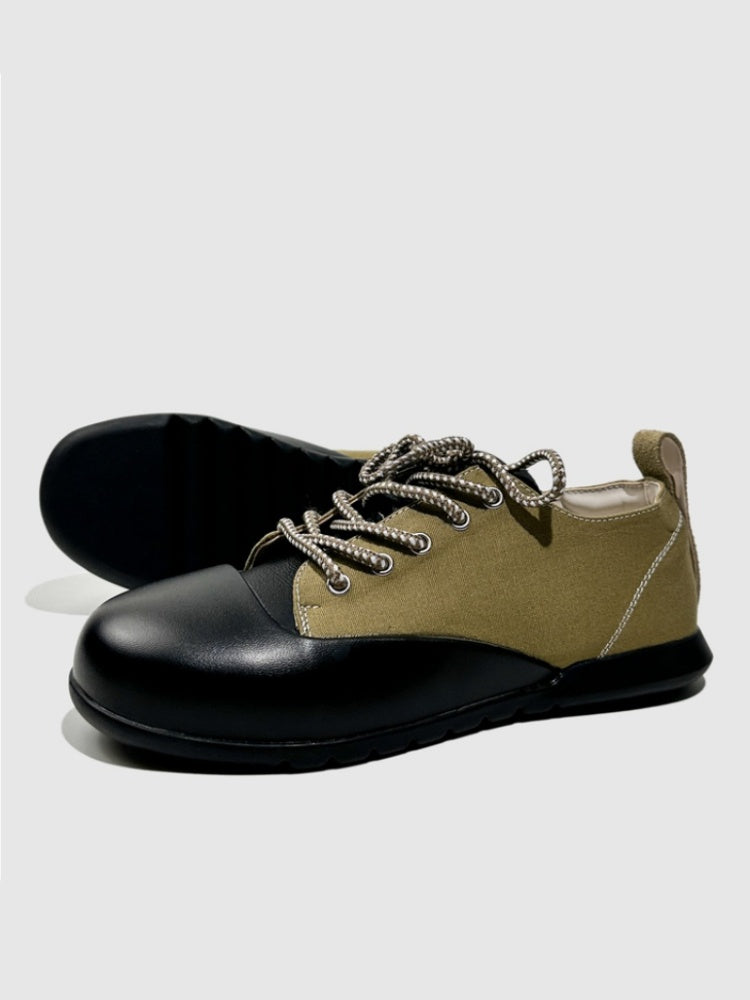 Leather German Training Shoes Will Not Be Kicked & Round-Toed Dancing Casual Shoes【s0000014305】
