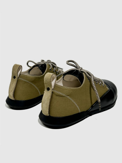 Leather German Training Shoes Will Not Be Kicked & Round-Toed Dancing Casual Shoes【s0000014305】