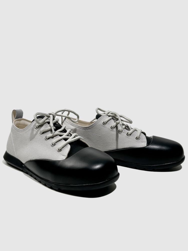 Leather German Training Shoes Will Not Be Kicked & Round-Toed Dancing Casual Shoes【s0000014305】