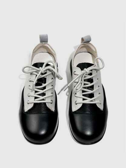 Leather German Training Shoes Will Not Be Kicked & Round-Toed Dancing Casual Shoes【s0000014305】