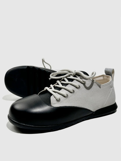 Leather German Training Shoes Will Not Be Kicked & Round-Toed Dancing Casual Shoes【s0000014305】