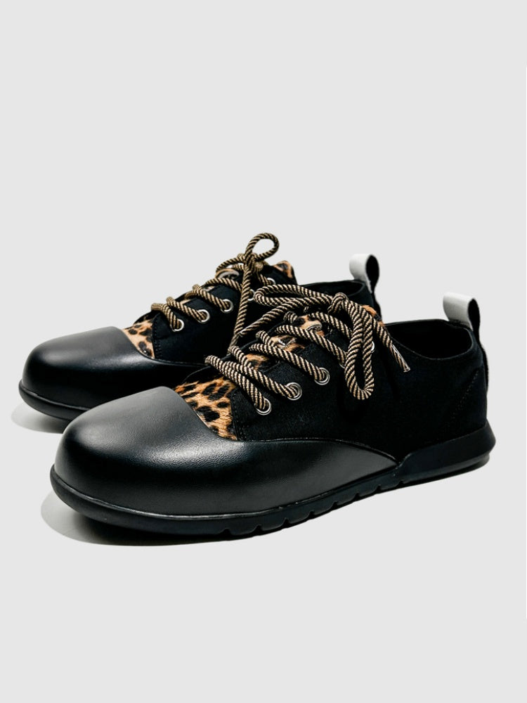 Leather German Training Shoes Will Not Be Kicked & Round-Toed Dancing Casual Shoes【s0000014305】