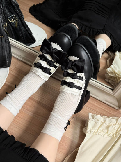 Castle Nocturne Satin Elegant Cla Lolita Heel Shoes【s0000014308】