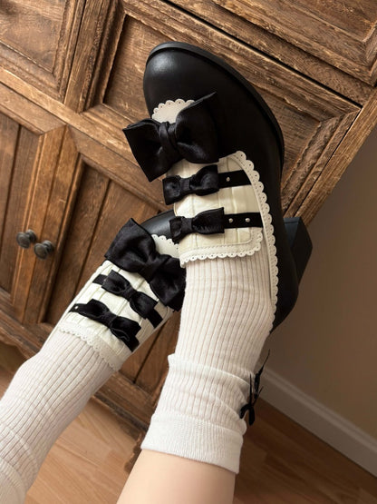 Castle Nocturne Satin Elegant Cla Lolita Heel Shoes【s0000014308】