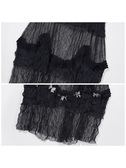 Eros Magic Box Bass French Gothic Long Trailing Skirt Halloween【s0000014321】