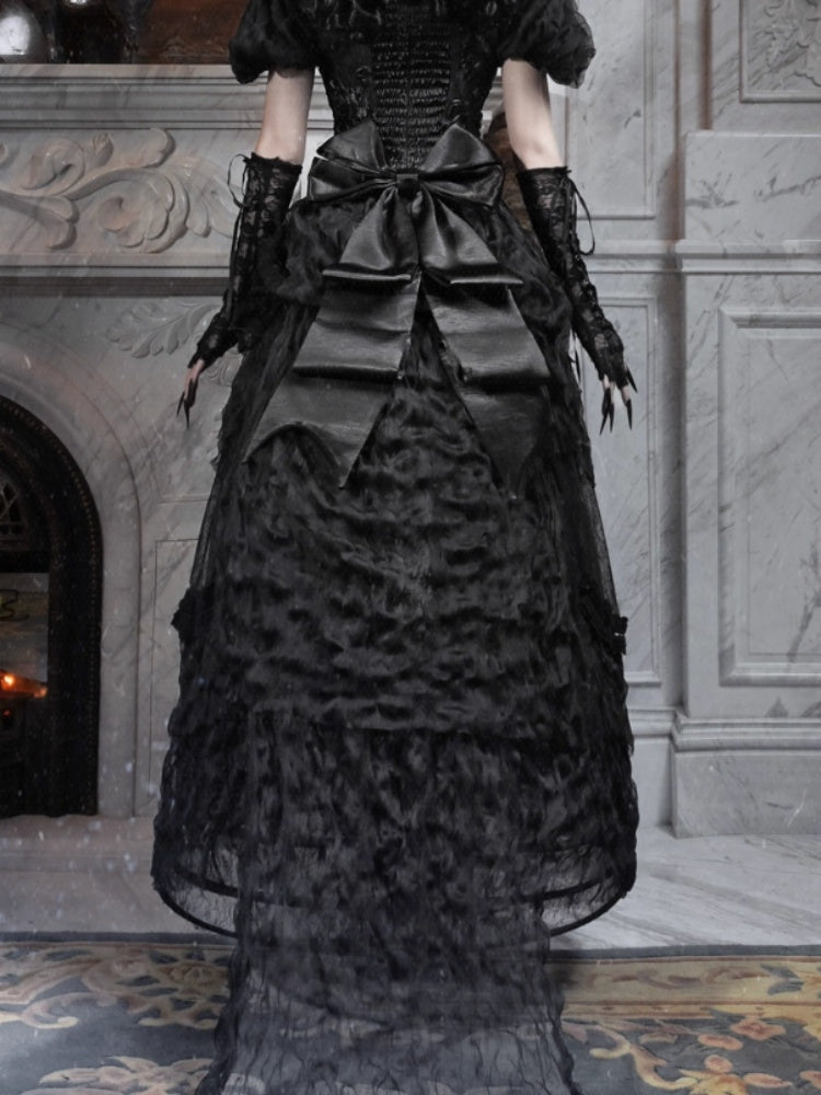 Eros Magic Box Bass French Gothic Long Trailing Skirt Halloween【s0000014321】