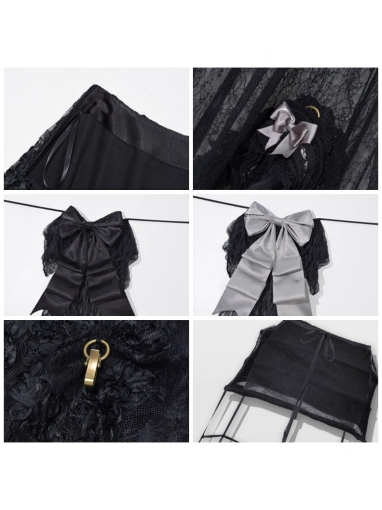 Eros Magic Box Bass French Gothic Long Trailing Skirt Halloween【s0000014321】