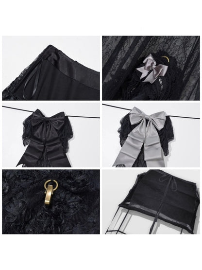 Eros Magic Box Bass French Gothic Long Trailing Skirt Halloween【s0000014321】