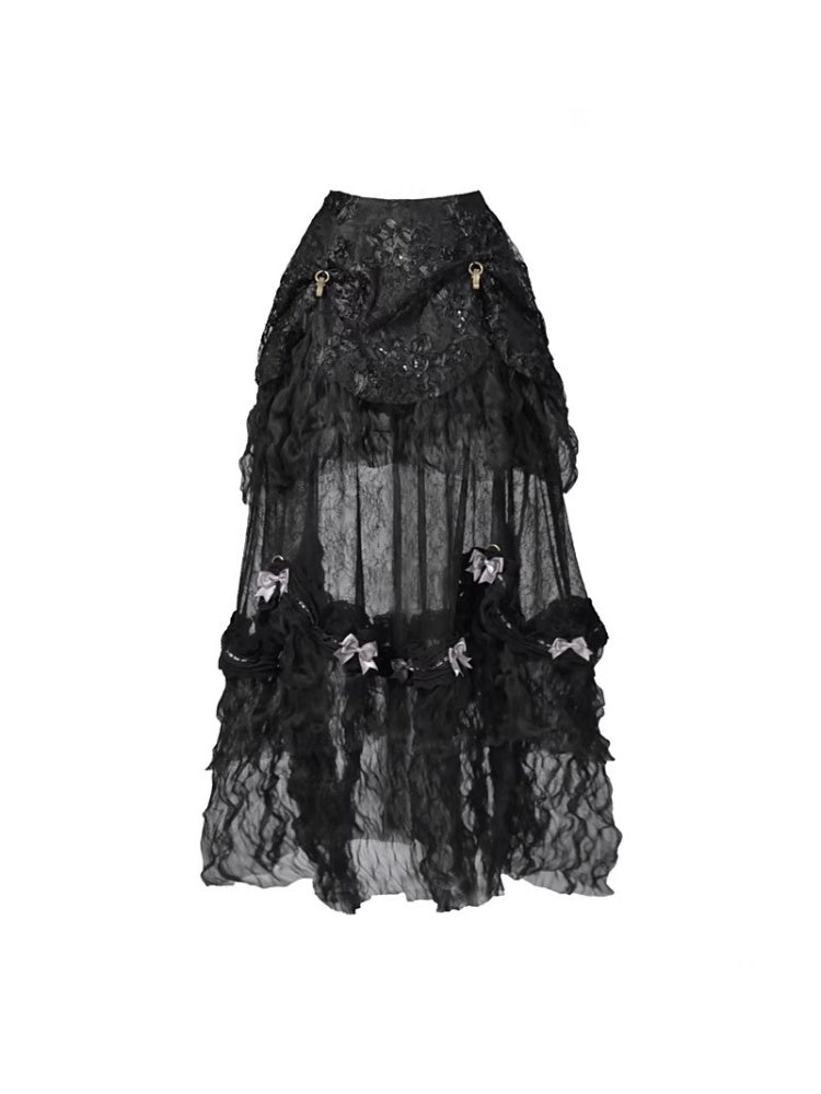 Eros Magic Box Bass French Gothic Long Trailing Skirt Halloween【s0000014321】