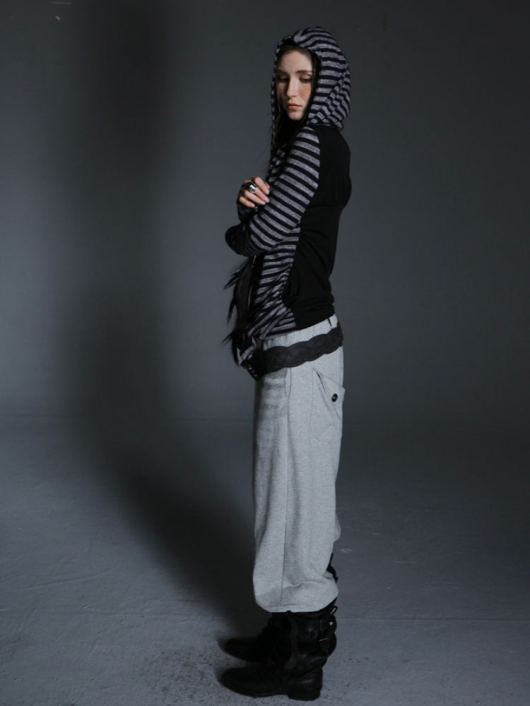 Leather Composite Rivet Drill Buckle Wide Waistband【s0000014539】