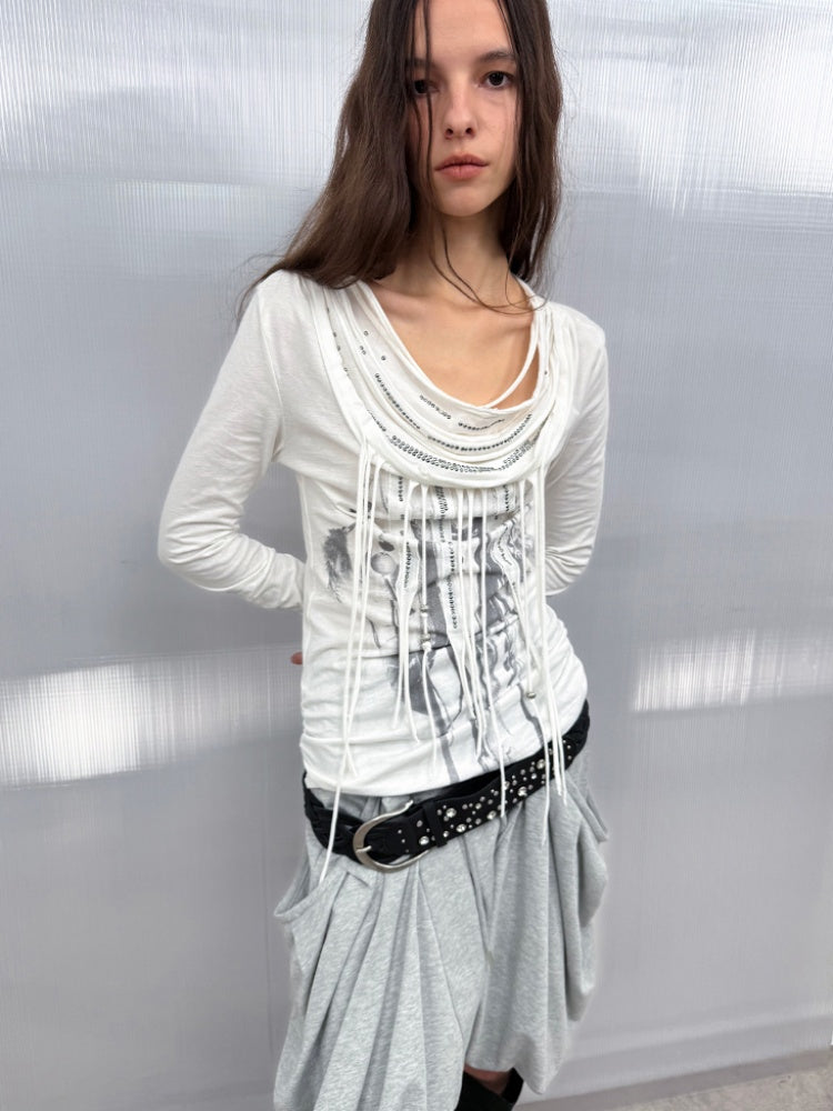 Leather Composite Rivet Drill Buckle Wide Waistband【s0000014539】