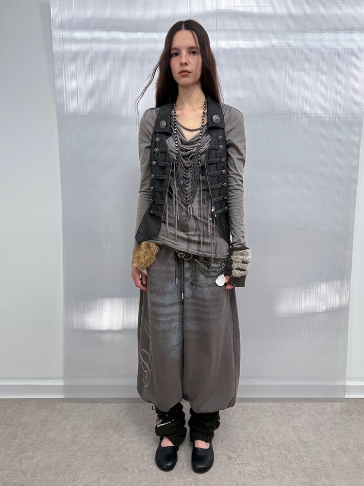 Sock Covers Layered Printed Casual Sports Loose Leggings Jogger Pants【s0000014541】