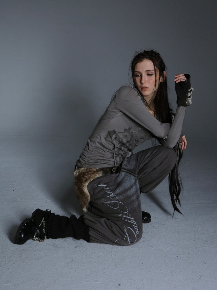 Sock Covers Layered Printed Casual Sports Loose Leggings Jogger Pants【s0000014541】