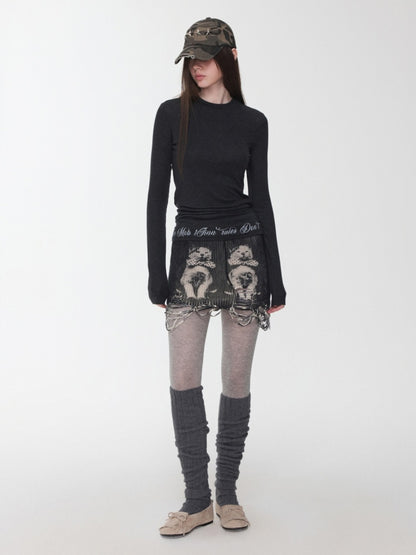 Vintage Washed Ripped Pentagram Rivet Camouflage Baseball Cap【s0000014552】