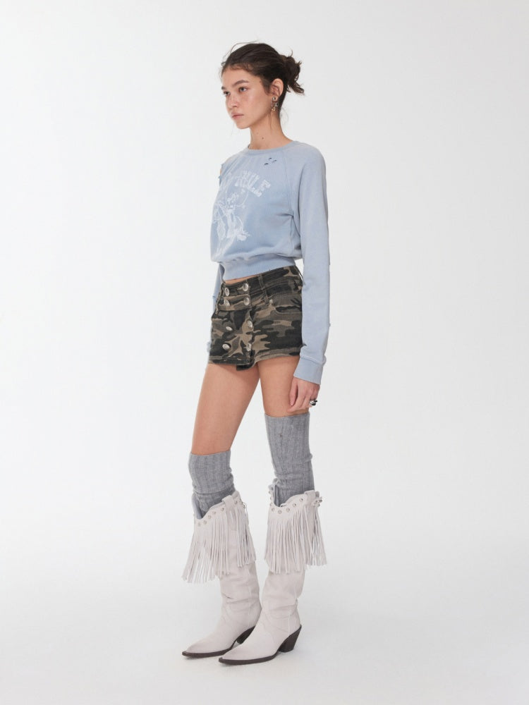 Wool Over the Knee Long Warm Knit Stacked Sock Cover【s0000014553】