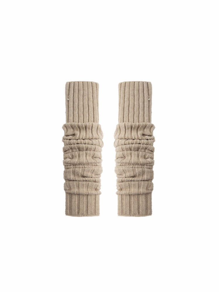 Wool Over the Knee Long Warm Knit Stacked Sock Cover【s0000014553】