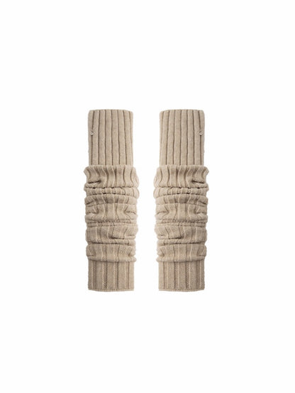 Wool Over the Knee Long Warm Knit Stacked Sock Cover【s0000014553】