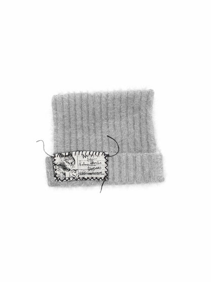 Cat Ears Long Rabbit Fur Solid Color Knitted【s0000014554】
