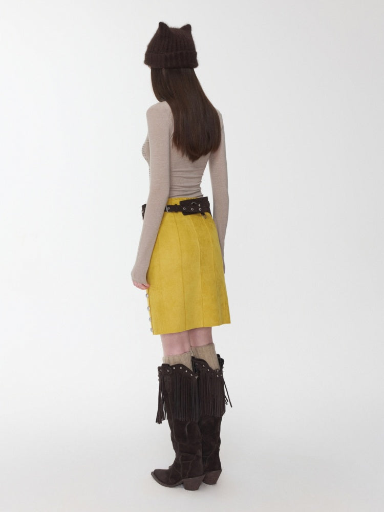 Vintage Henry Collar Contrast Print Long Sleeve Knit Slimming Base Top【s0000014569】