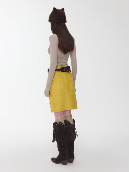 Vintage Henry Collar Contrast Print Long Sleeve Knit Slimming Base Top【s0000014569】