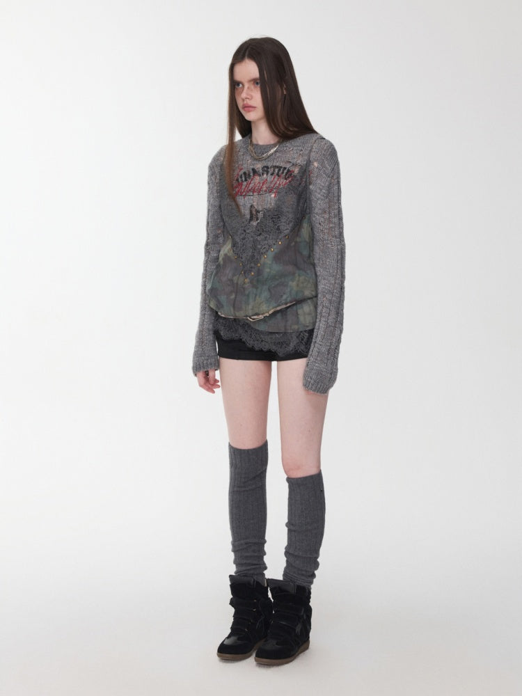 Camouflage Lace Patchwork Hot Diamond V-Neck Camisole【s0000014579】