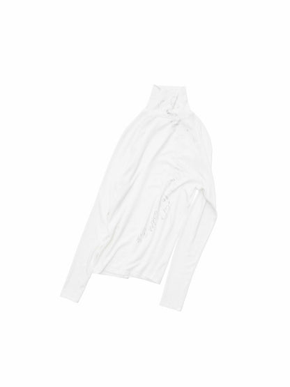 Basic Turtle Neck Hot Diamond Raglan Sleeve Base Shirt Inner & Outer Skinny Long-Sleeved Tops【s0000014582】