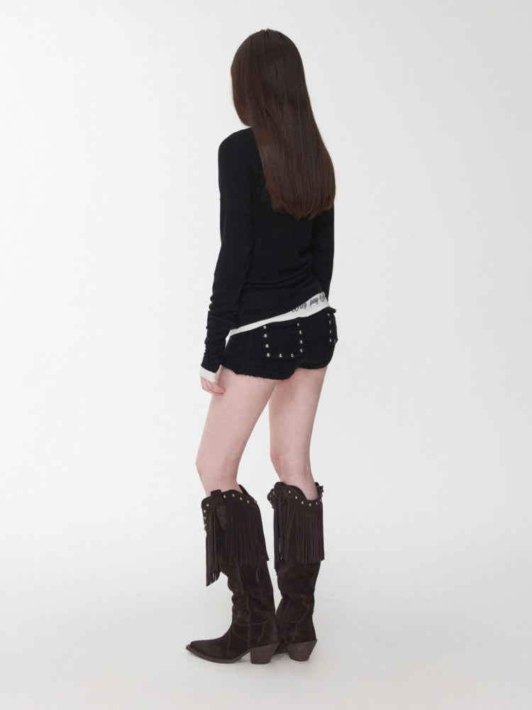 Basic Turtle Neck Hot Diamond Raglan Sleeve Base Shirt Inner & Outer Skinny Long-Sleeved Tops【s0000014582】