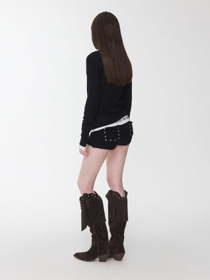 Basic Turtle Neck Hot Diamond Raglan Sleeve Base Shirt Inner & Outer Skinny Long-Sleeved Tops【s0000014582】